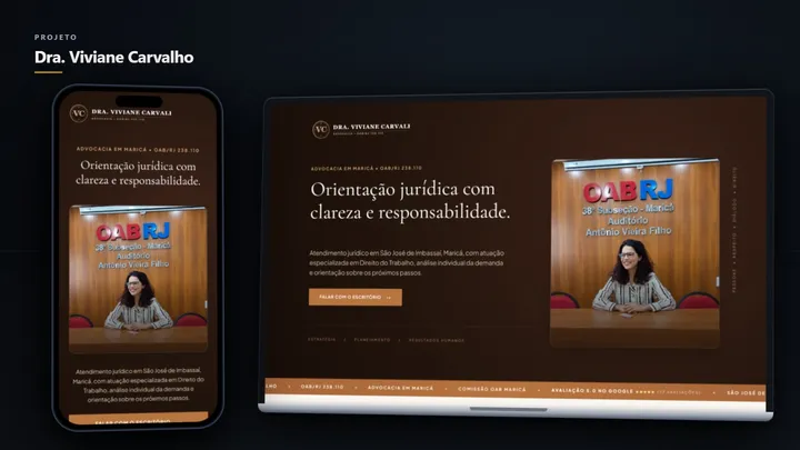 Dra. Viviane Carvalho: Sites institucionais